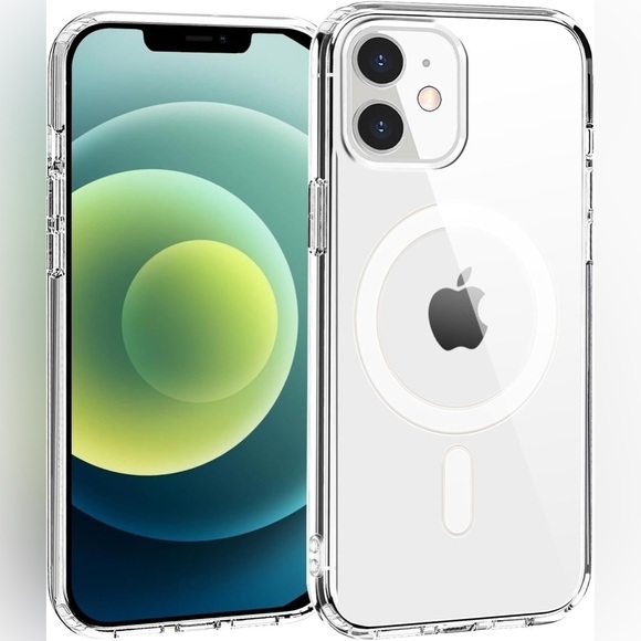 Magnetic Phone Case iPhone 12 /iPhone 12 Pro 6.1 Inch, Clear Case - Picture 1 of 5